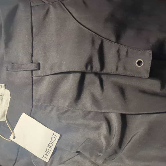 REDONE byTHE IDIOT Best Selling Pleated Eyelet Trousers Black Nwt Sz Large Men's - Picture 10 of 10